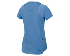 Endura Jerseys|Summer Essentials|Women's SingleTrack Short Sleeve Jersey (Blue Steel) (L)