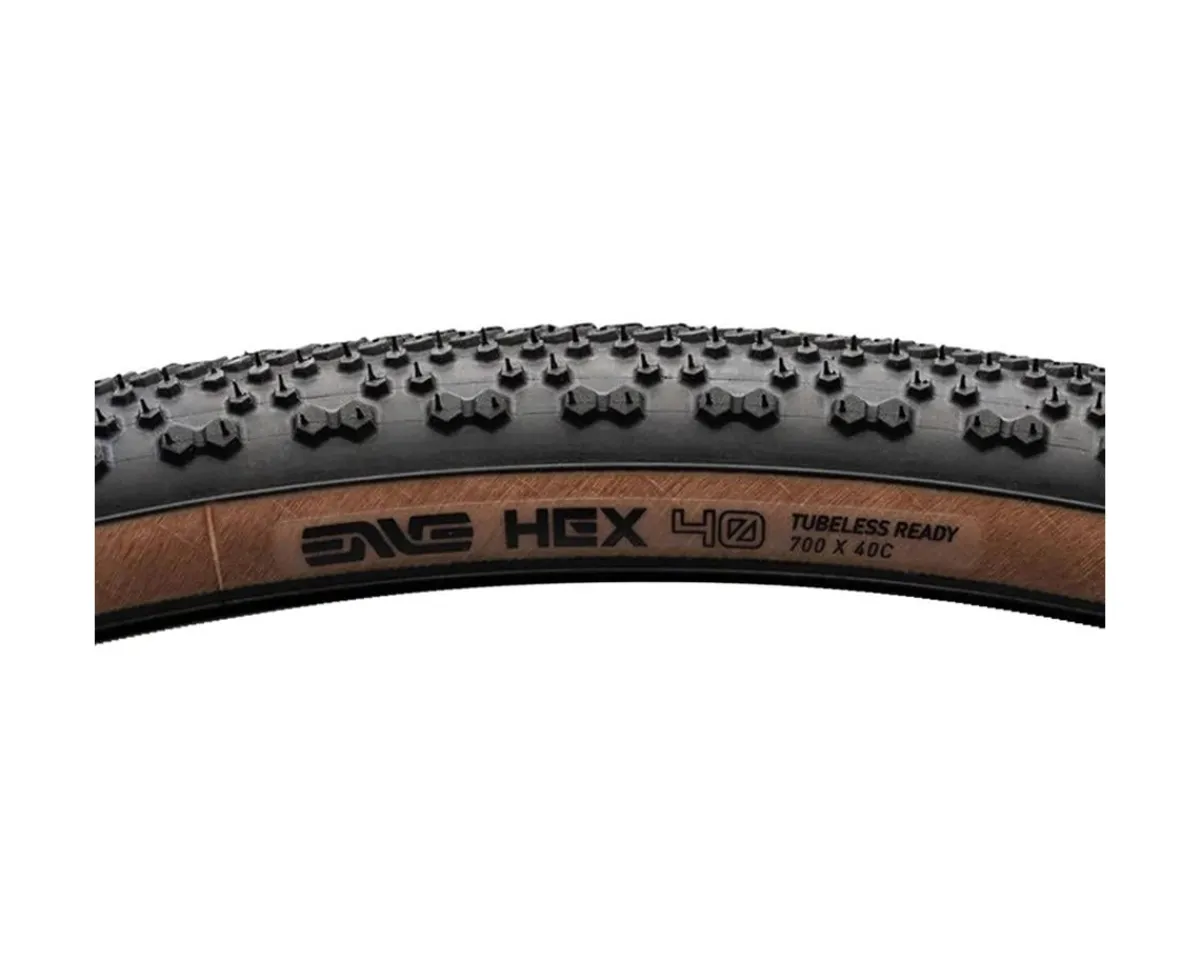 ENVE Tires|Hex Carapace Gravel Tires (Black/Tanwall) (700c) (48mm) (Tubeless)