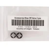 ENVE Tubeless Tire Tools|Tubeless Accessories|Pressure Relief Valve Stem Nut (Black) (2-Pack)