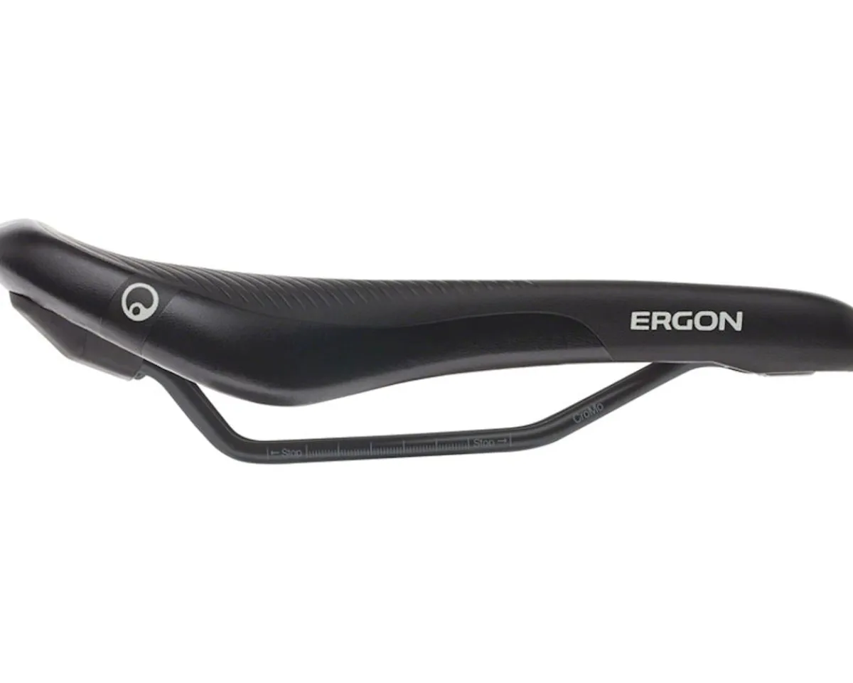 Ergon Saddles & Seats|SM E-Mountain Sport Men's Saddle (Black) (Chromoly Rails) (M/L) (155mm) (E-Bike)