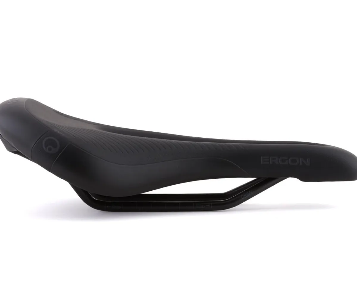 Ergon Saddles & Seats|SM E-Mountain Sport Women's Saddle (Black) (Chromoly Rails) (M/L) (155mm) (E-Bike)