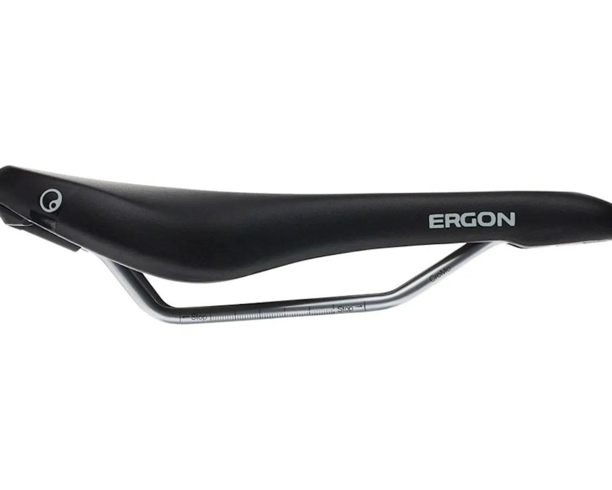 Ergon Saddles & Seats|SM Women's Saddle (Black) (Chromoly Rails) (S/M)