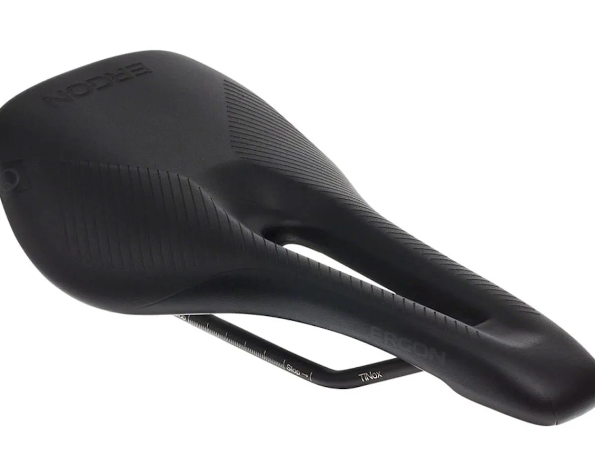 Ergon Saddles & Seats|SR Pro Women's Saddle (Black) (Titanox Rails) (S/M) (141mm)