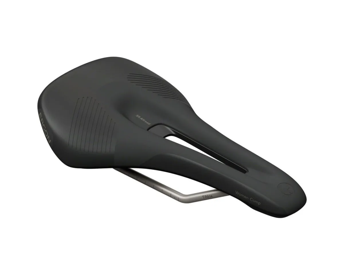 Ergon Saddles & Seats|Women's SR Allroad Comp Saddle (Black) (TiNox XP Rails) (S/M)
