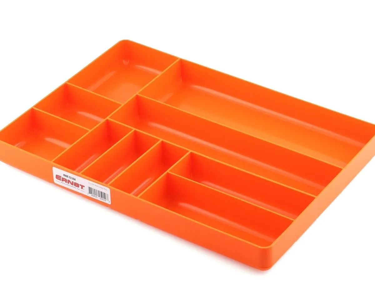 Ernst Manufacturing Tools|10 Compartment Organizer Tray (Orange) (11x16")