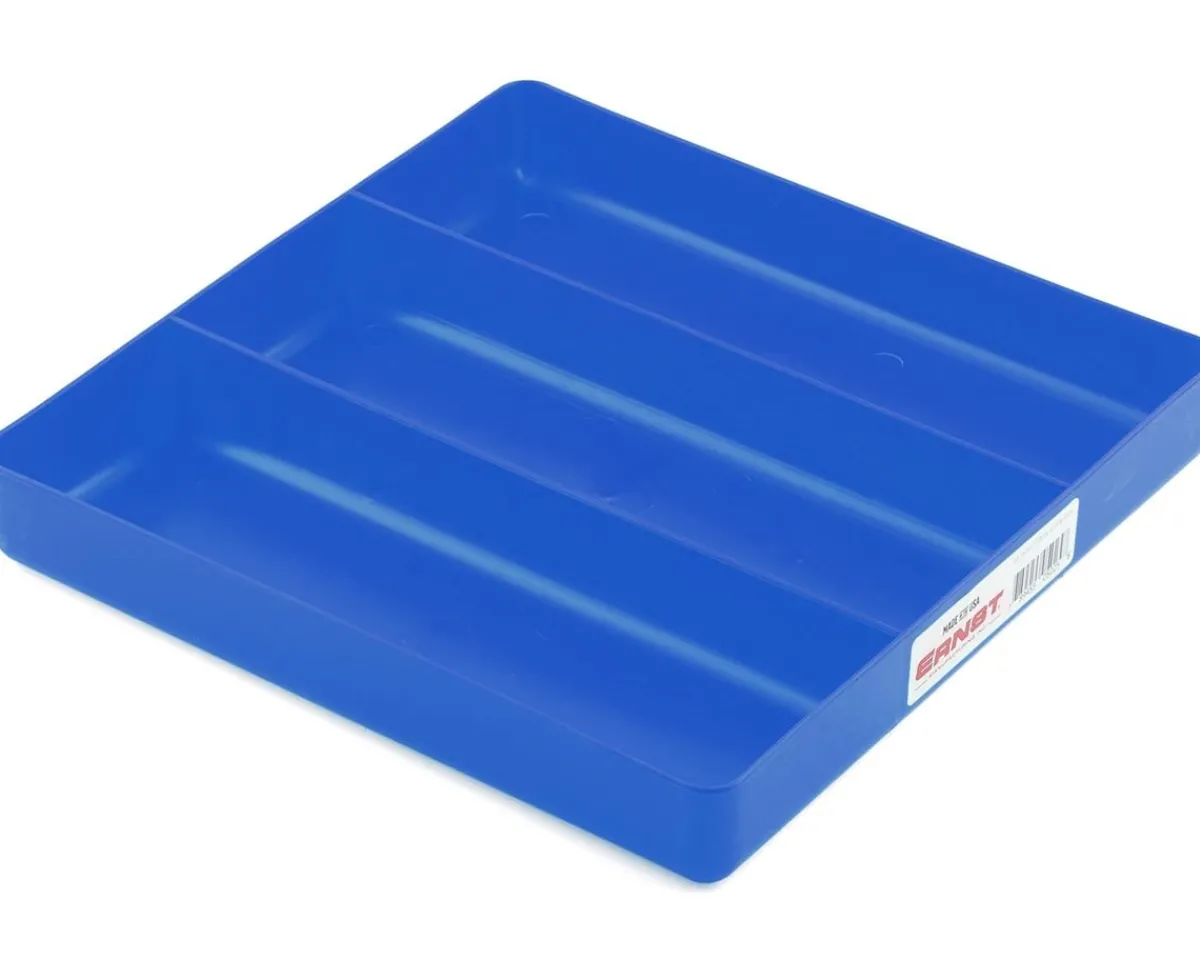 Ernst Manufacturing Tools|3 Compartment Organizer Tray (Blue) (10.5x10.5")