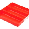 Ernst Manufacturing Tools|3 Compartment Organizer Tray (Red) (10.5x10.5")
