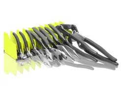 Ernst Manufacturing Tools|No-Slip 10 Tool Plier Organizer (HI-VIZ)