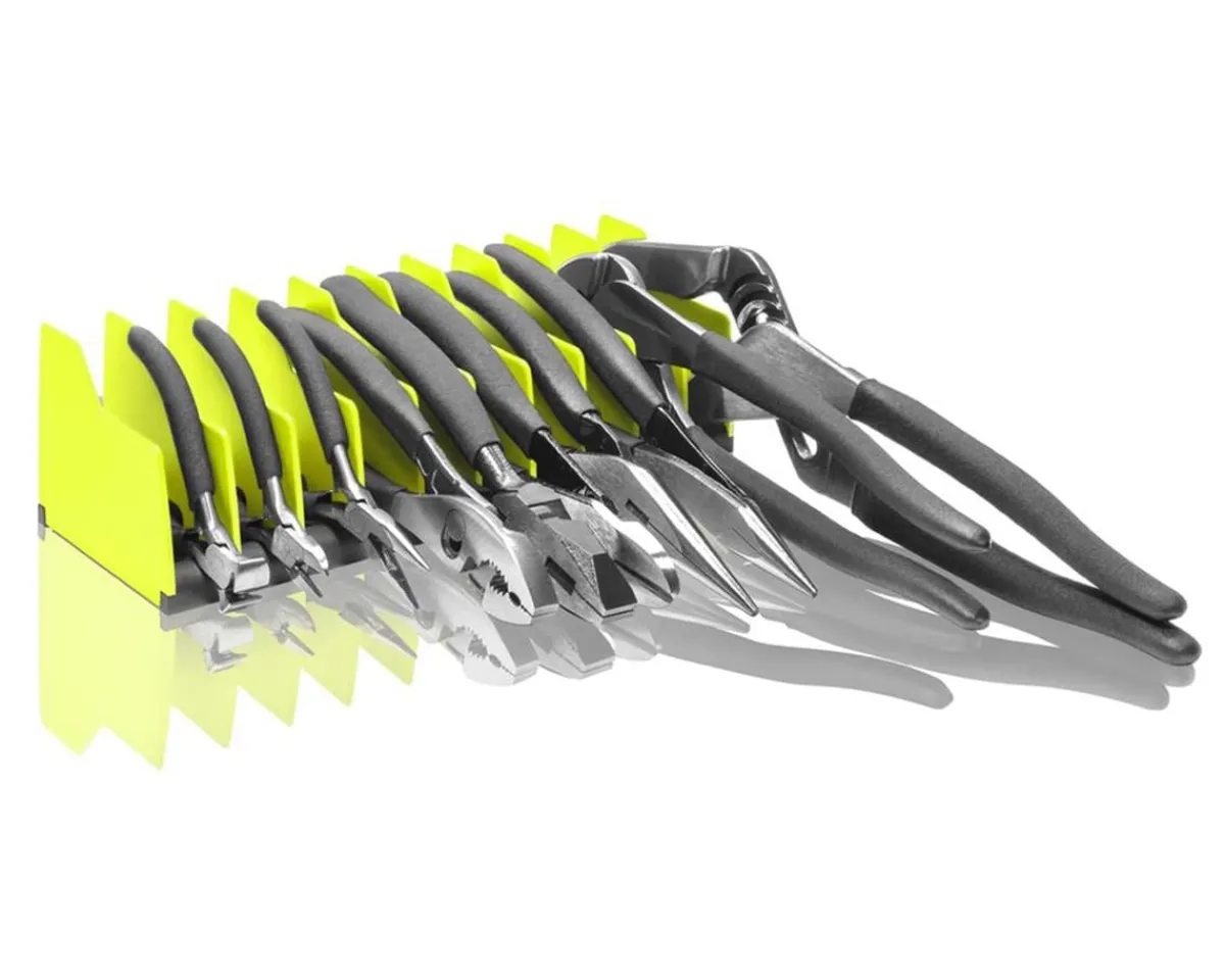 Ernst Manufacturing Tools|No-Slip 10 Tool Plier Organizer (HI-VIZ)