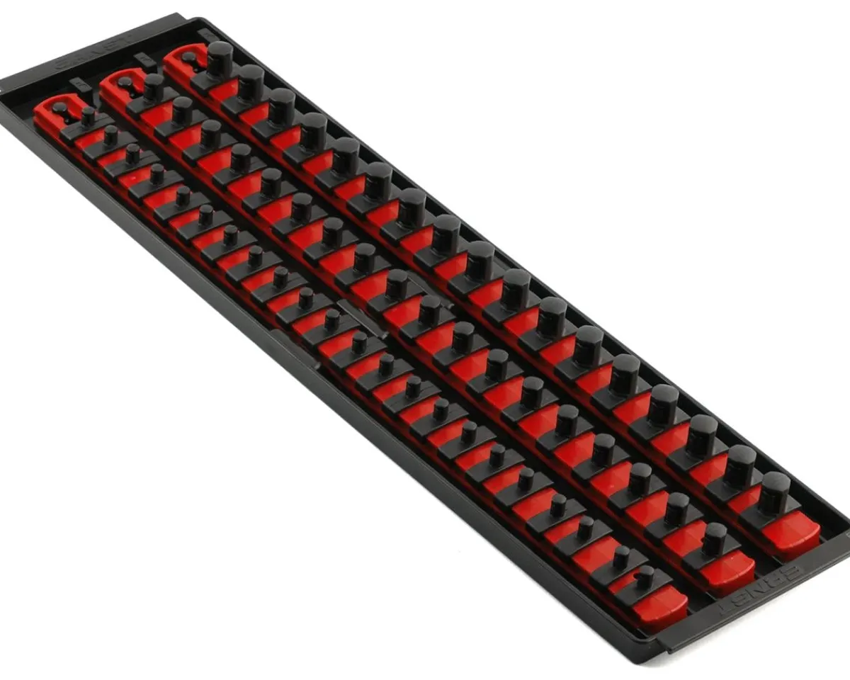 Ernst Manufacturing Tools|18" 3 Rail Twist Lock Socket Boss (Red) (1/4, 3/8 & 1/2")