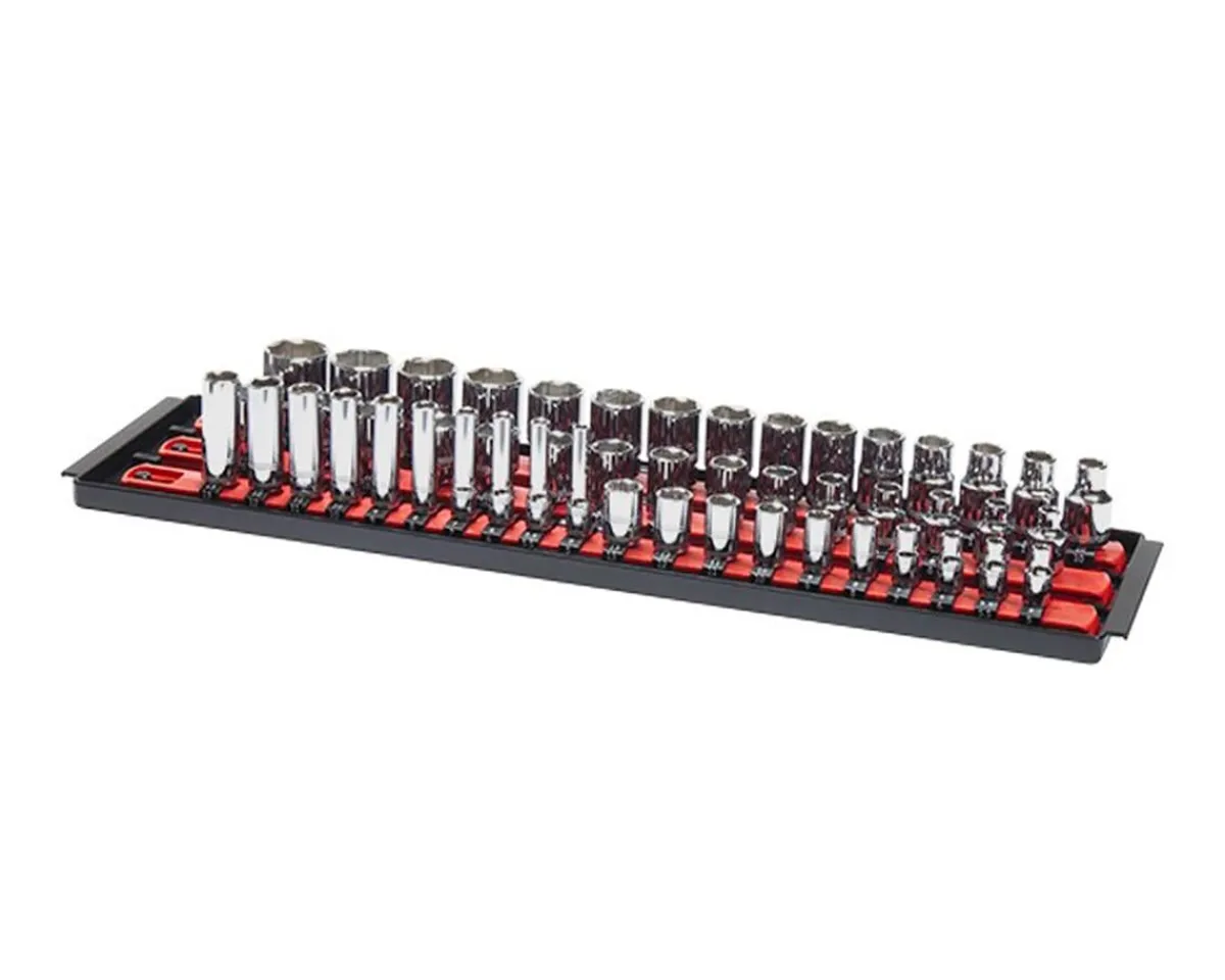 Ernst Manufacturing Tools|18" 3 Rail Twist Lock Socket Boss (Red) (1/4, 3/8 & 1/2")