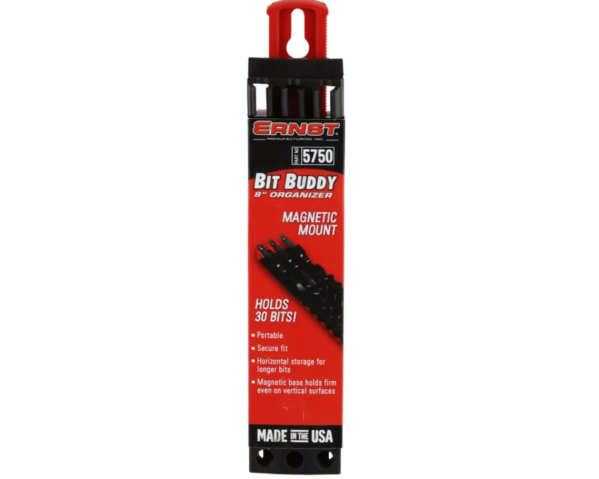Ernst Manufacturing Tools|30 Tool Magnetic Bit Buddy (Black)