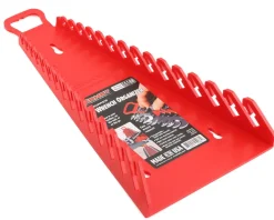 Ernst Manufacturing Tools|15 Wrench Reverse Gripper Organizer (Red)