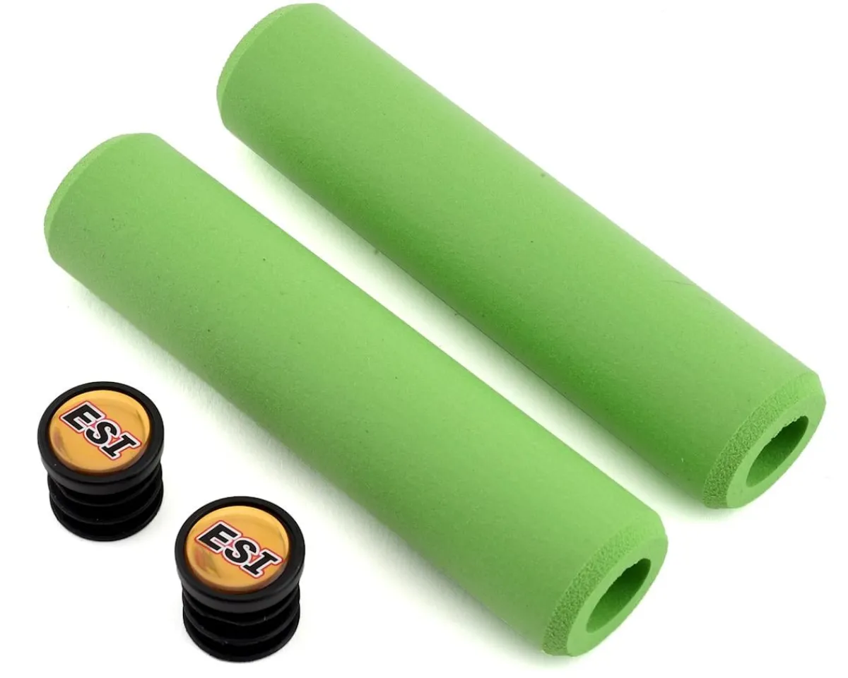 ESI Grips Grips & Handlebar Tape|Extra Chunky Silicone Grips (Green)