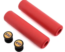 ESI Grips Grips & Handlebar Tape|Extra Chunky Silicone Grips (Red)
