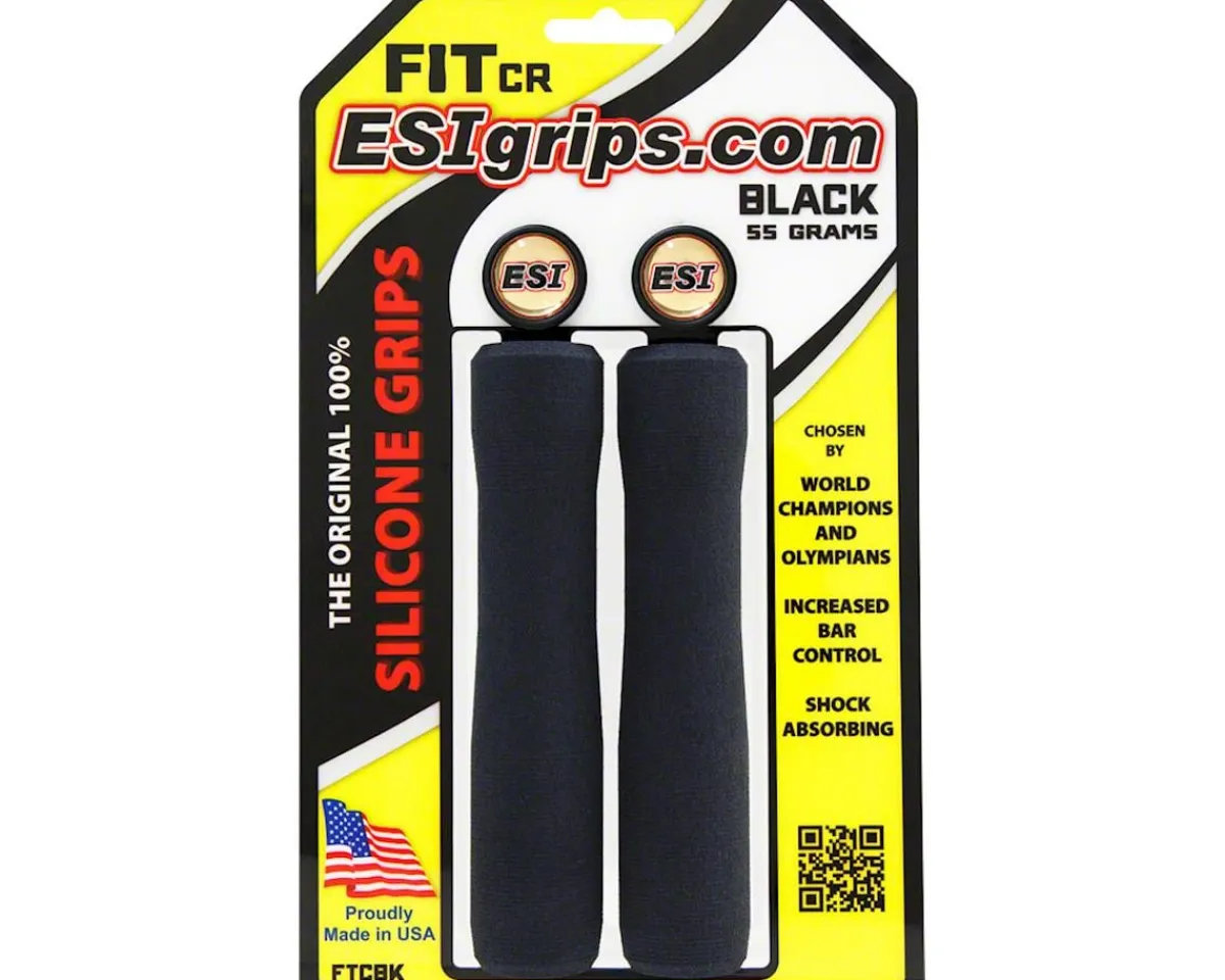 ESI Grips Grips & Handlebar Tape|FIT CR Grips (Black)