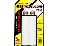 ESI Grips Grips & Handlebar Tape|Racer's Edge Silicone Grips (White)
