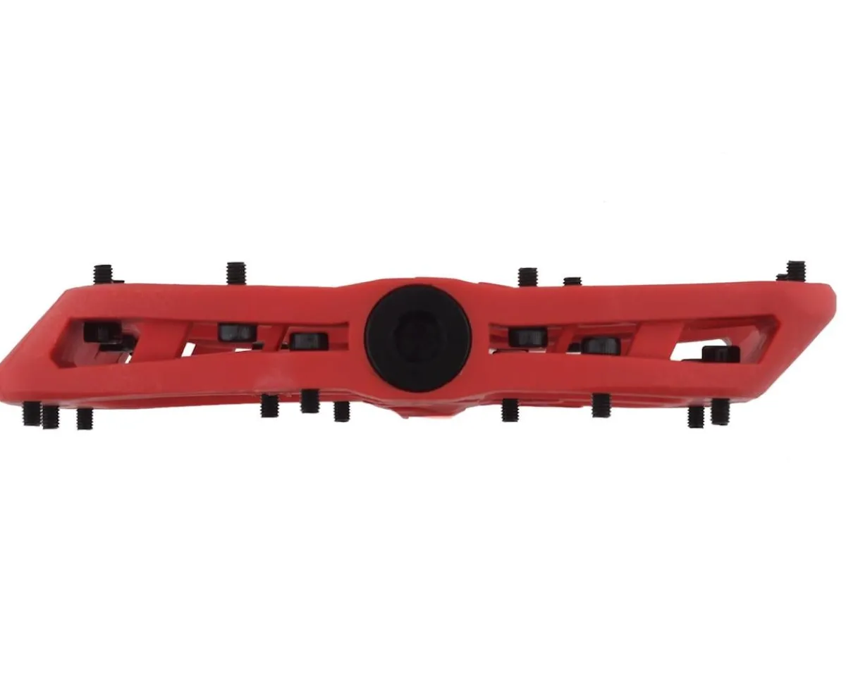 E*Thirteen Pedals & Cleats|Base Platform Pedals (Red) (9/16")