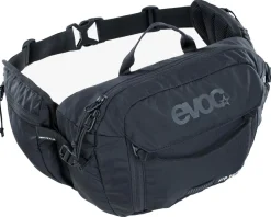 EVOC Bags & Packs|Hip Pack 3 (Black) (3L) (w/ Reservoir)
