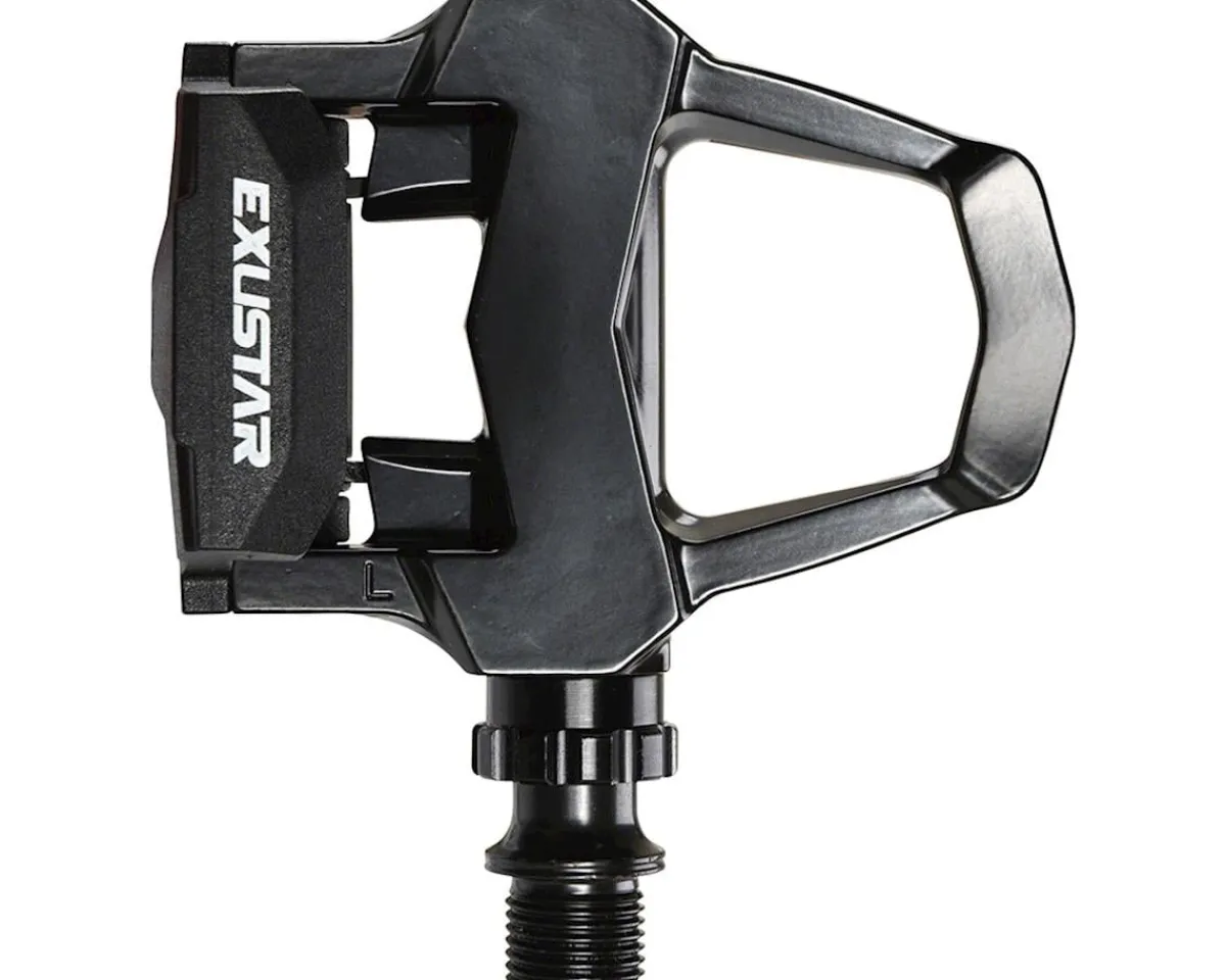 Exustar Pedals & Cleats|PR15 Road Pedals (Black) (SPD-SL)