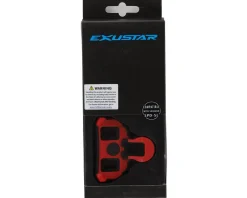 Exustar Shoes|Pedals & Cleats|SL3H2 Road Cleats (For Shimano SPD-SL) (6°) (Red)