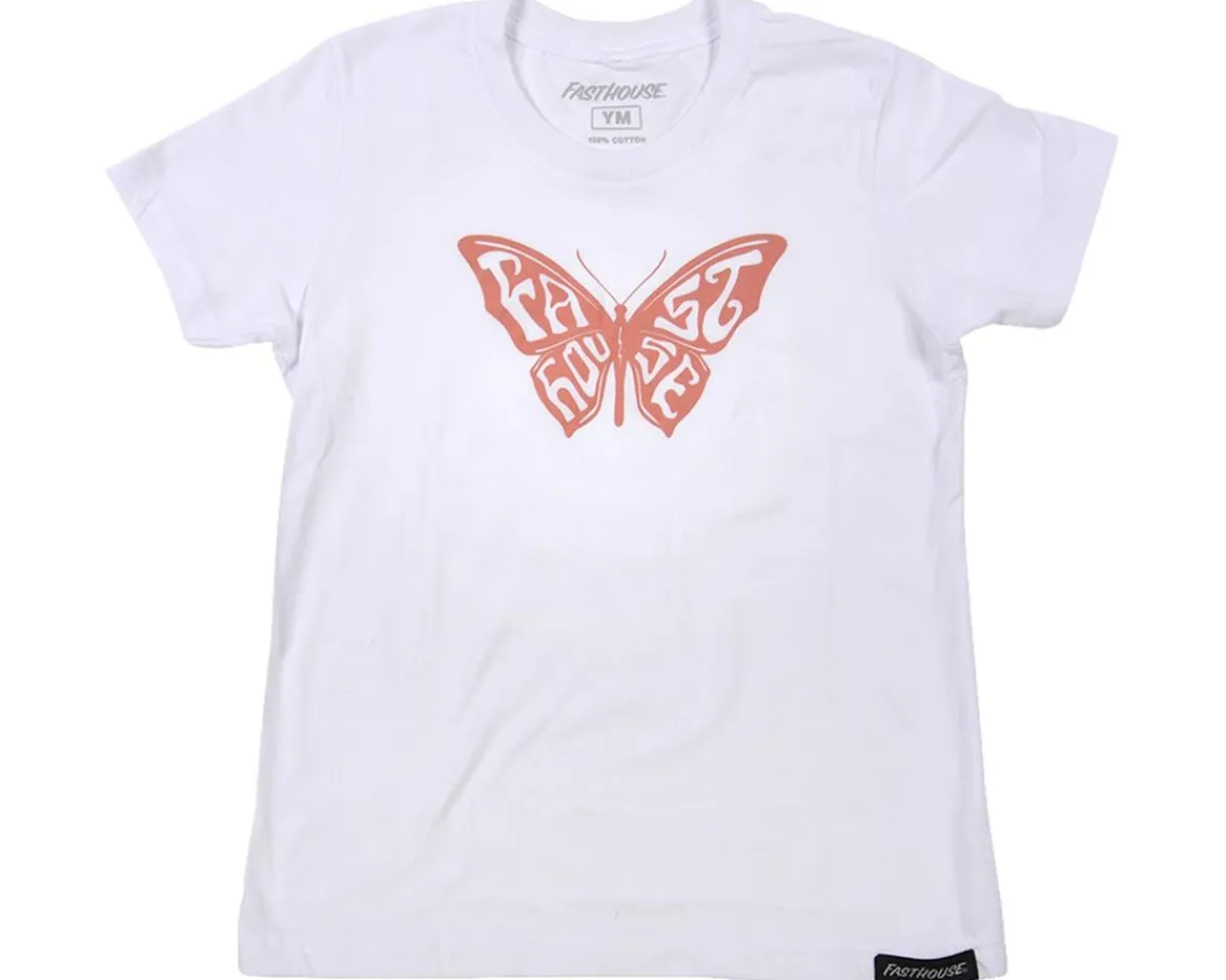 Fasthouse Inc. Clothing Sale|Casual Clothing|Youth Girls Myth T-Shirt (White) (Youth S)