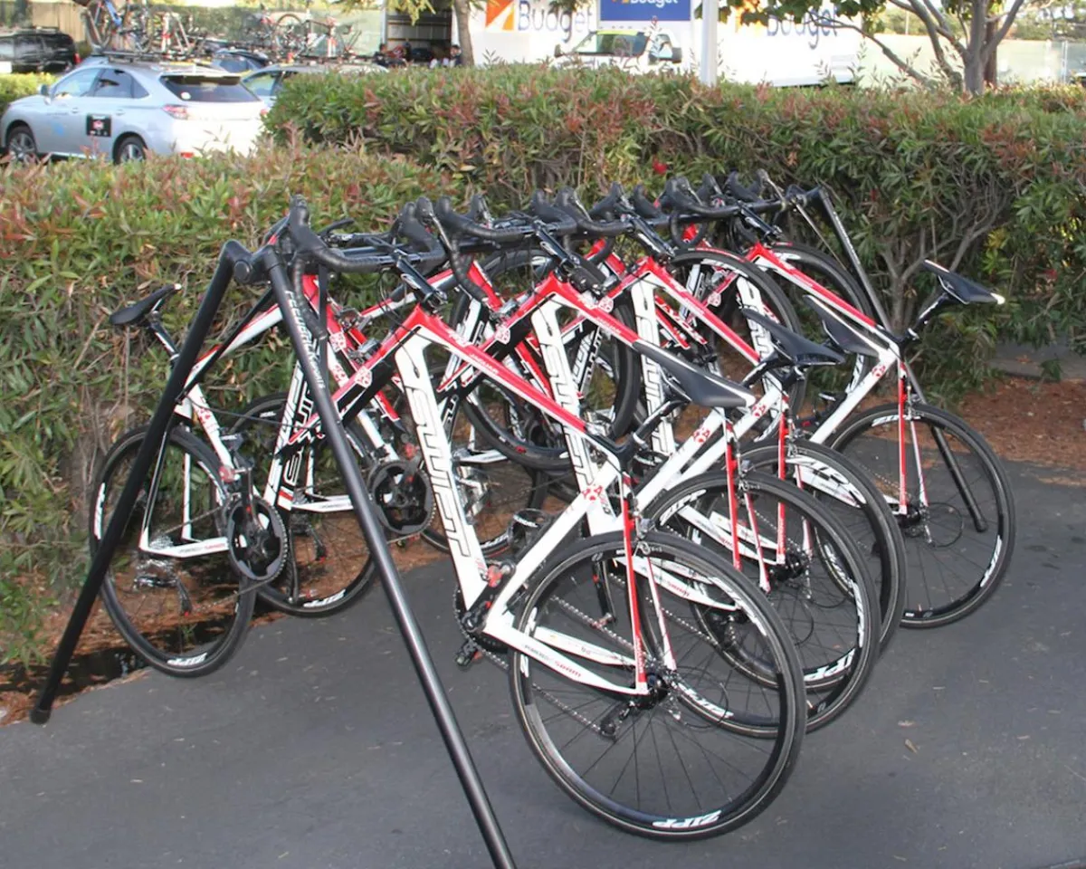 Feedback Sports Vehicle Bike Racks|A-Frame Portable Event Stand (Black) (w/ Tote Bag) (8 Bikes)