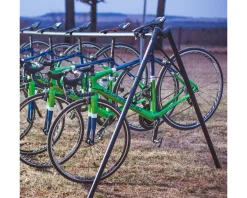 Feedback Sports Vehicle Bike Racks|A-Frame Portable Event Stand (Black) (w/ Tote Bag) (8 Bikes)