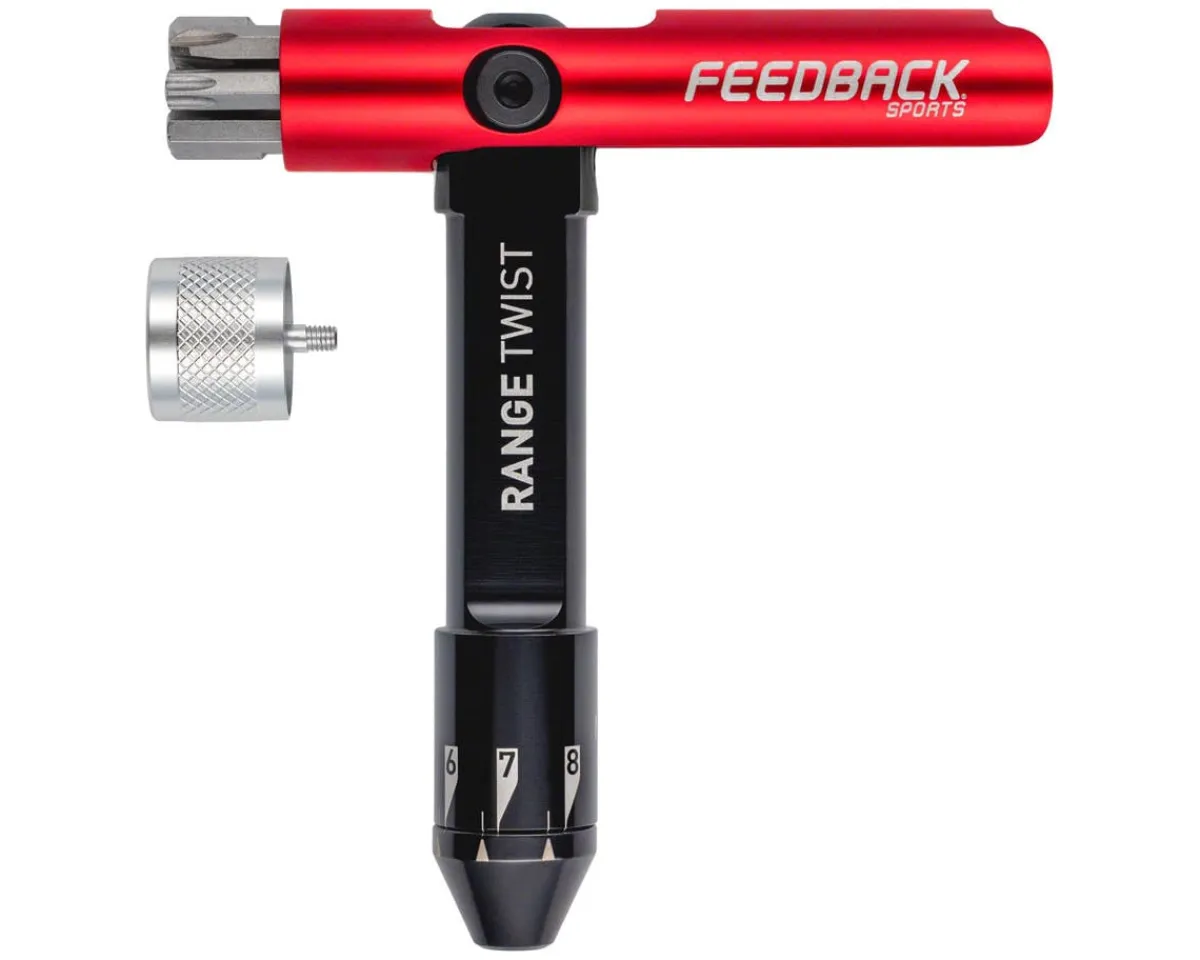 Feedback Sports Tools|Holiday Shopping|Range Twist Torque Wrench (Black/Red) (2-8 Nm)