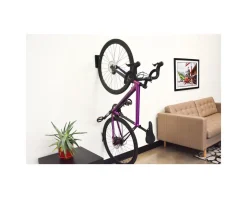 Feedback Sports Vehicle Bike Racks|Holiday Shopping|Velo Hinge Pivoting Wall Hook 2.0 (Black) (1 Bike)