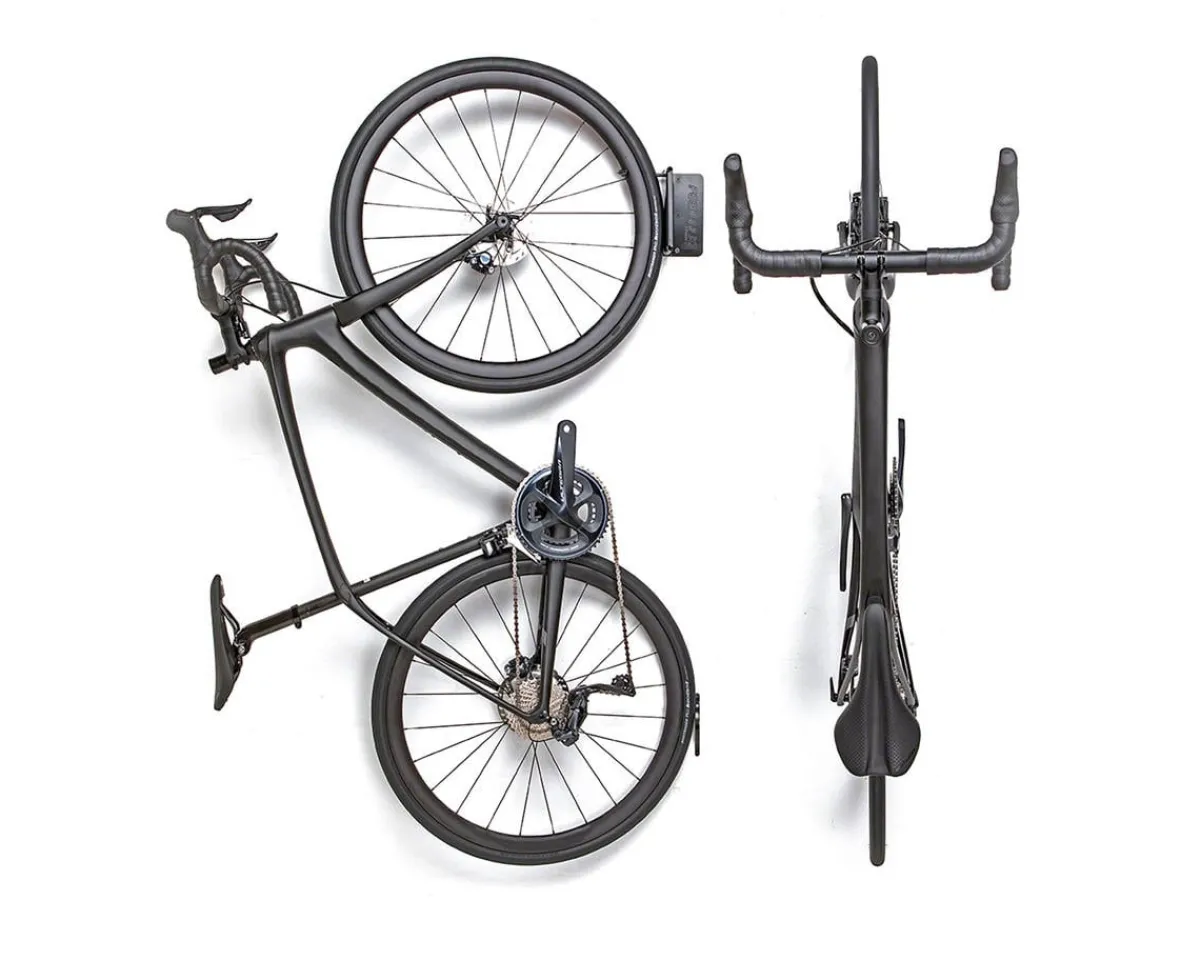 Feedback Sports Vehicle Bike Racks|Holiday Shopping|Velo Hinge Pivoting Wall Hook 2.0 (Black) (1 Bike)