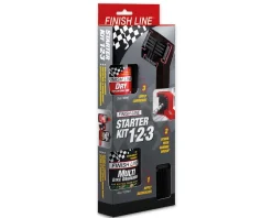 Finish Line Lubes, Greases, & Oils|Chains & Accessories|Starter Kit 1-2-3 (Brush, Degreaser, Dry Lube)