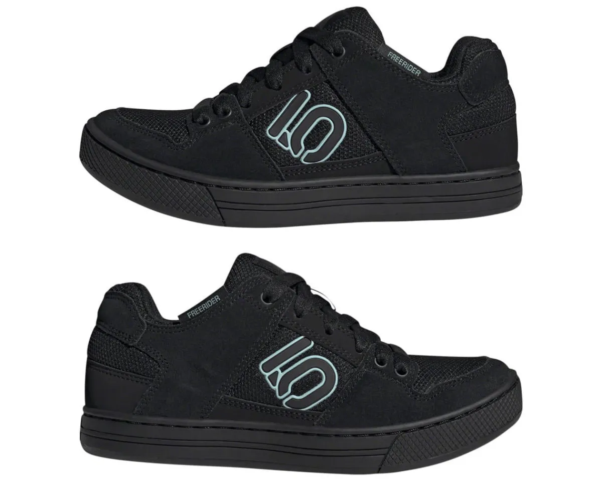 Five Ten Shoes|Shoes, Socks, & Footwear|Women's Freerider Flat Pedal Shoes (Core Black/Core Black/Grey Six) (5)