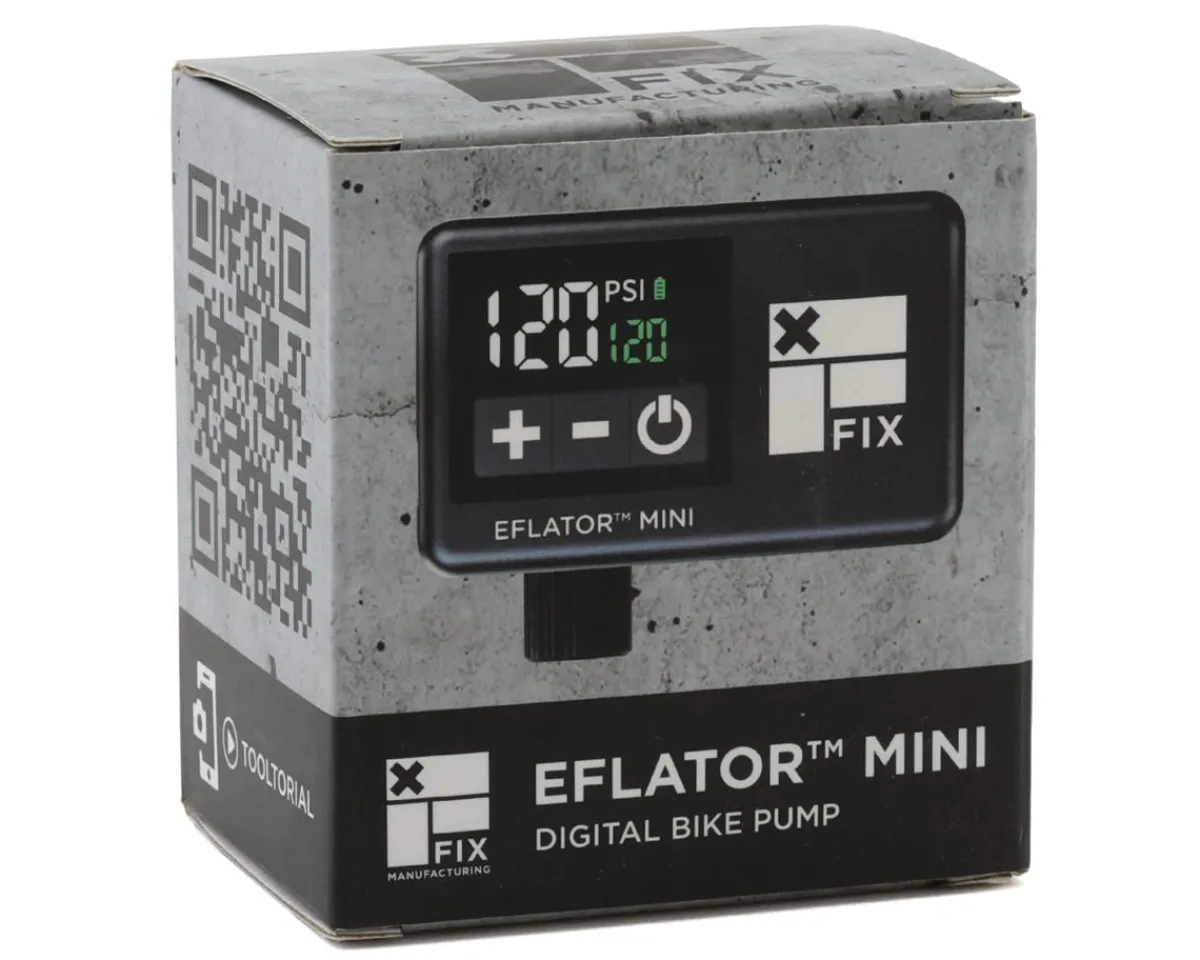Fix Manufacturing Hot & New Products|Pumps & Co2|Eflator Mini Digital Tire Pump (Black) (w/Valve Chuck)