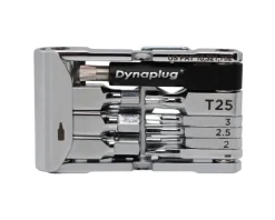 Fix Manufacturing Tubeless Tire Tools|Tubeless Accessories|Wheelie Wrench X Dynaplug Folding Multi Tool (Silver)