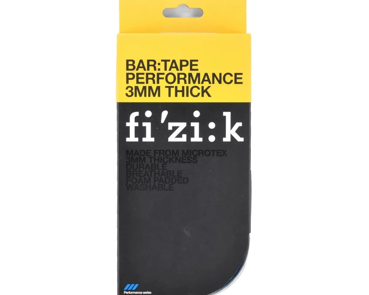 fizik Grips & Handlebar Tape|Performance Classic Bar Tape (Black) (3mm Thick)
