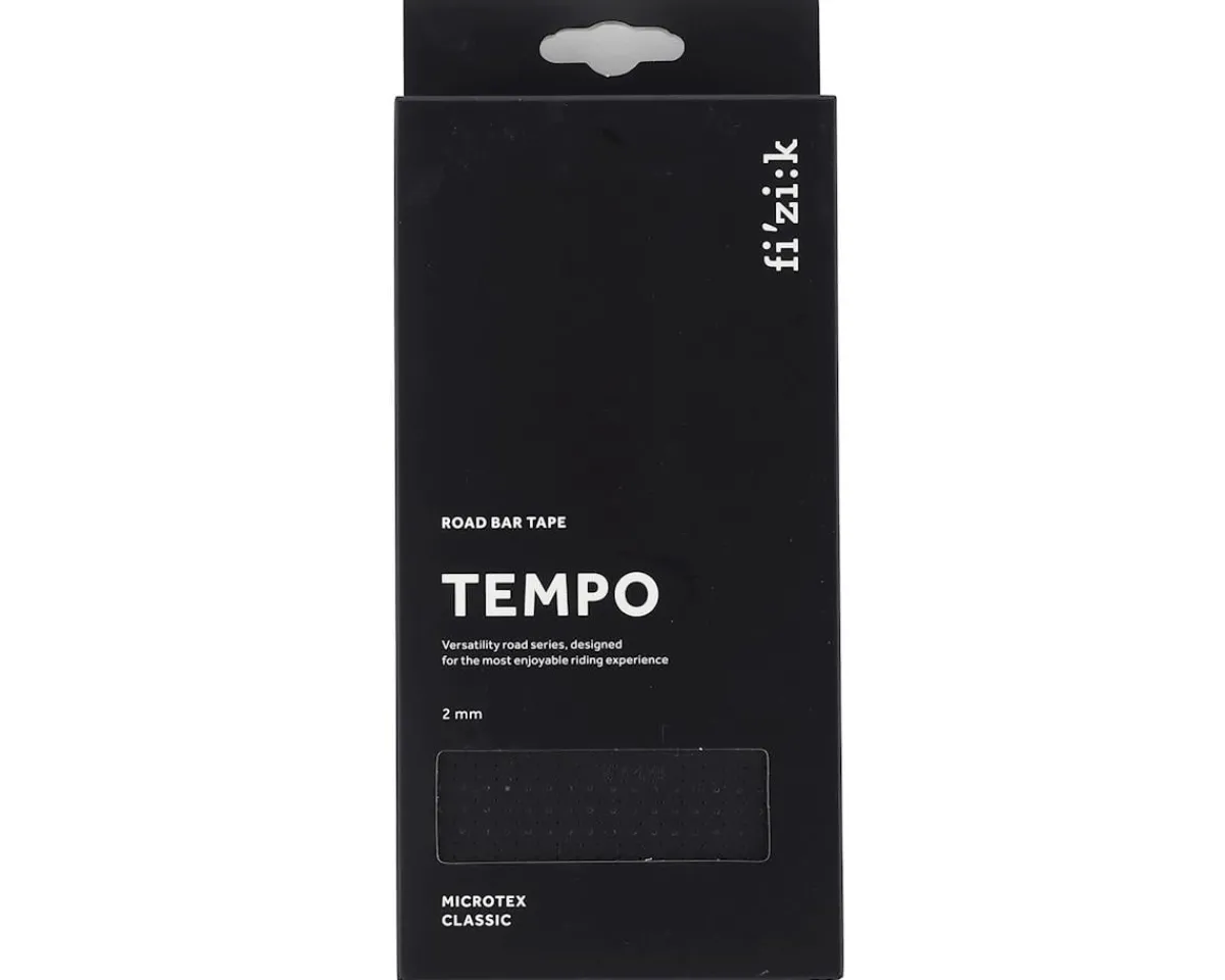 fizik Grips & Handlebar Tape|Holiday Shopping|Tempo Microtex Classic Handlebar Tape (Black) (2mm Thick)