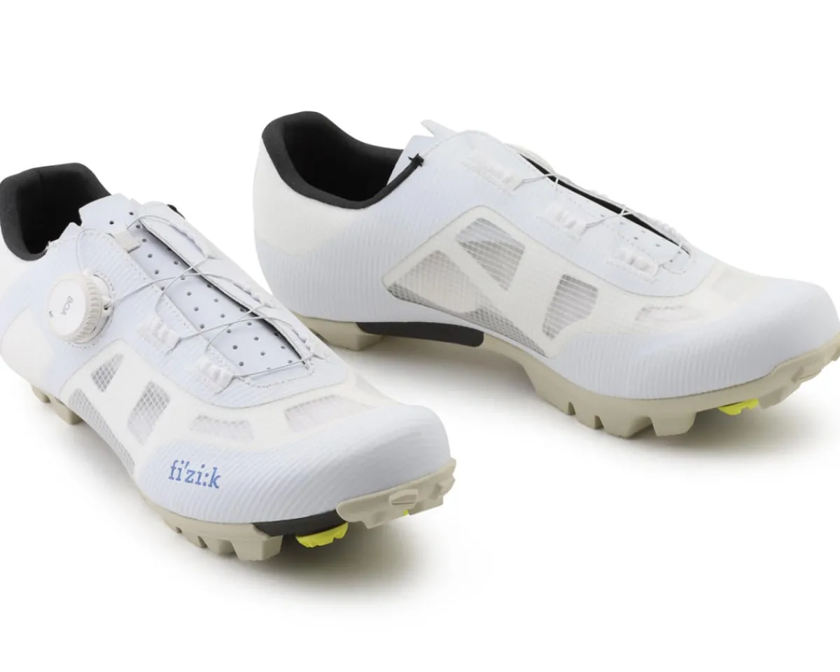 fizik Shoes|Clothing Sale|Vento Proxy Carbon Gravel/XC MTB Shoes (White/White) (42)