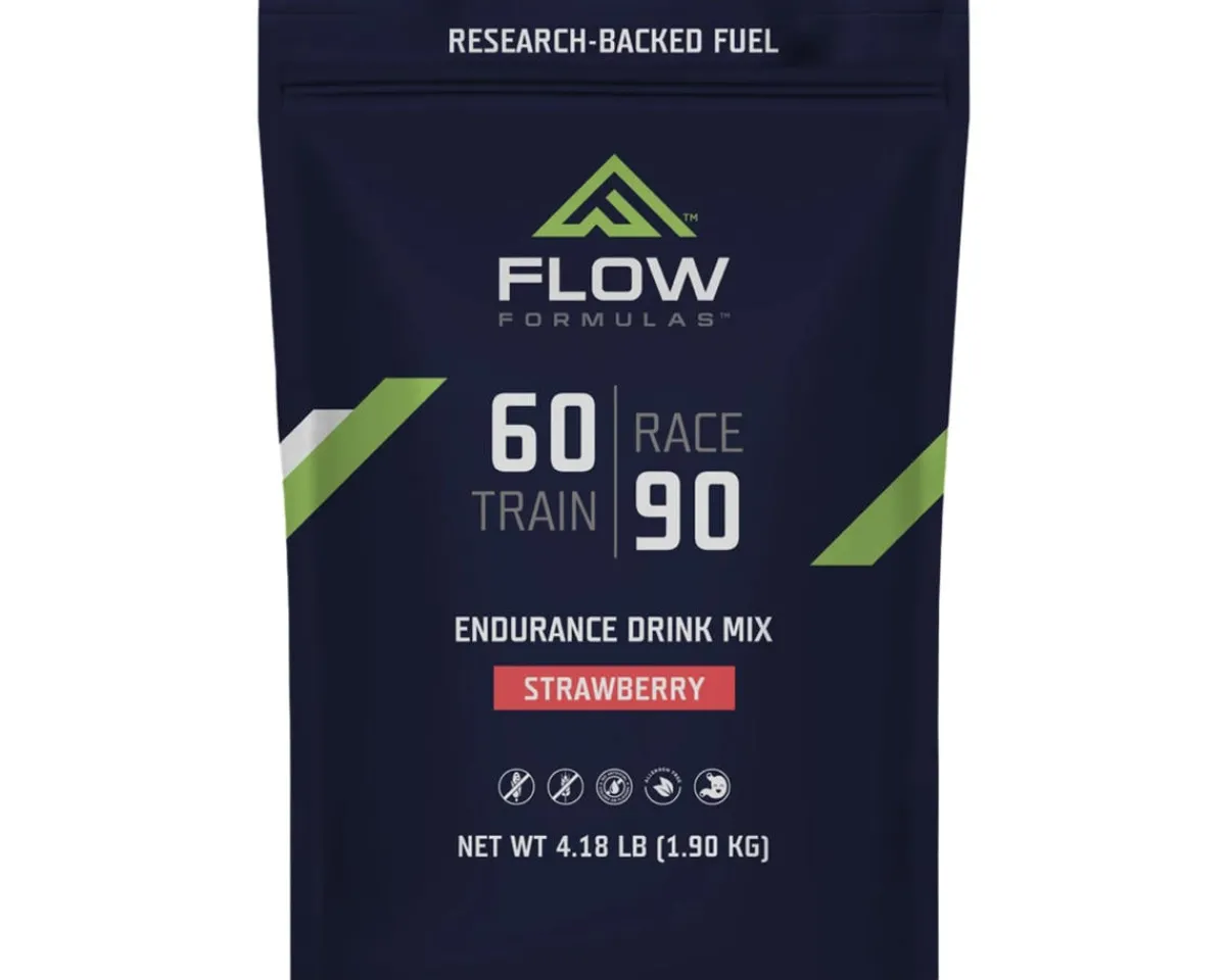 Flow Formulas Nutrition & Skin Care|Endurance Drink Mix (Strawberry) (4.18 LB Bag)