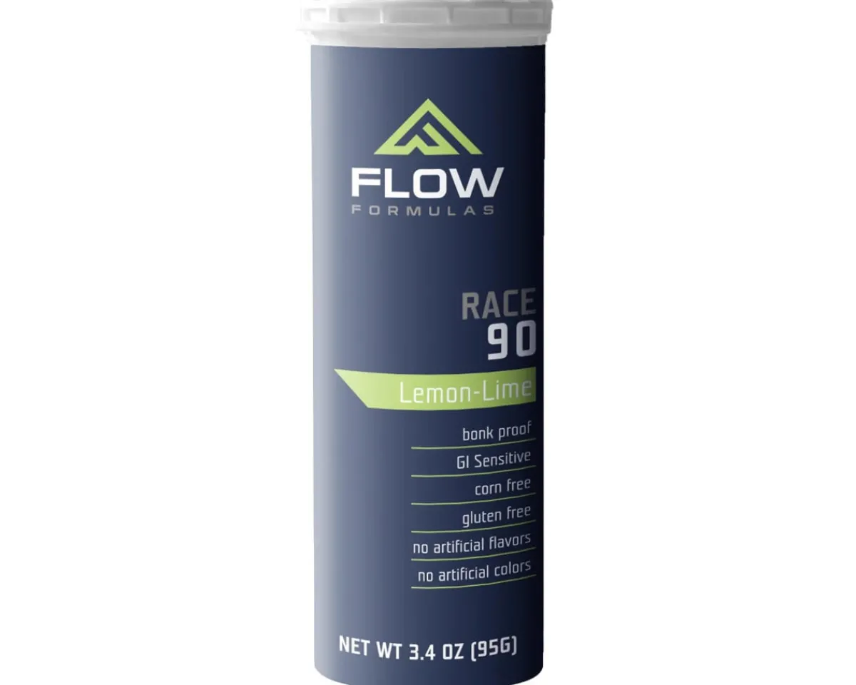 Flow Formulas Nutrition & Skin Care|Endurance Drink Mix (Race 90) (Tube) (Lemon Lime)