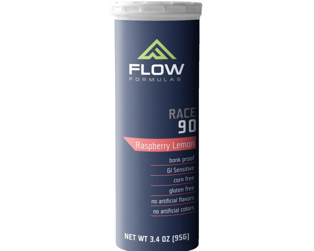 Flow Formulas Nutrition & Skin Care|Endurance Drink Mix (Race 90) (Tube) (Raspberry Lemon)