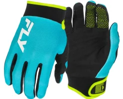 Fly Racing Clothing Accessories|Summer Essentials|F-16 Gloves (Aqua/Black/White) (L)