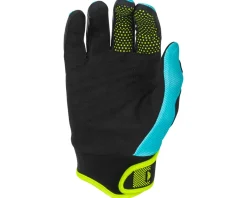 Fly Racing Clothing Accessories|Summer Essentials|F-16 Gloves (Aqua/Black/White) (L)
