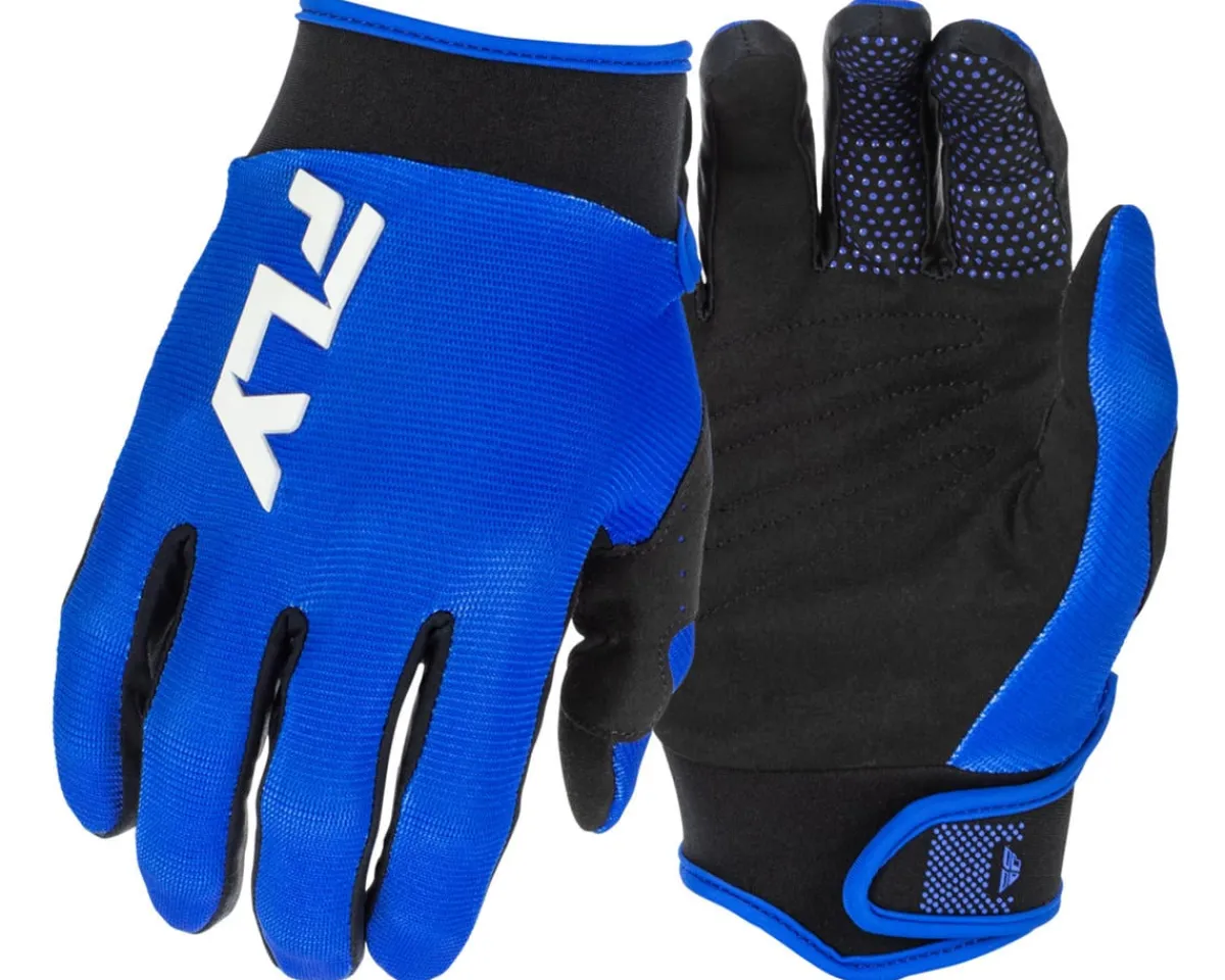 Fly Racing Clothing Accessories|Summer Essentials|F-16 Gloves (Blue/White) (XS)