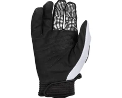 Fly Racing Clothing Accessories|Summer Essentials|F-16 Long Finger Gloves (Black/White) (S)