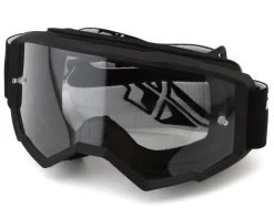 Fly Racing Sunglasses & Goggles|Focus Goggle (Black/White) (Clear Lens)