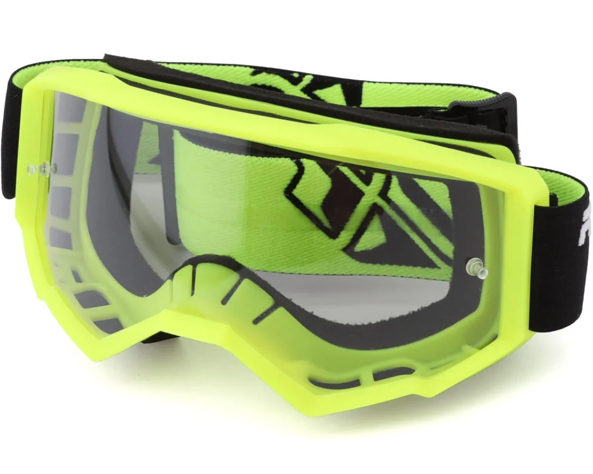 Fly Racing Sunglasses & Goggles|Focus Goggle (Black/Hi-Vis) (Clear Lens)