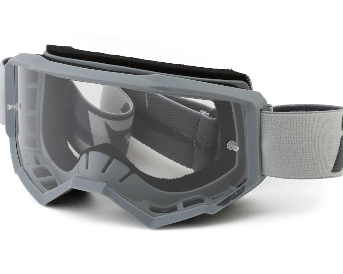 Fly Racing Clothing Sale|Sunglasses & Goggles|Focus Goggles (Silver/Charcoal) (Clear Lens)