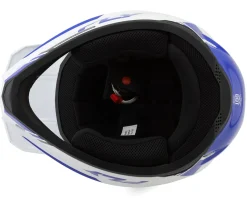 Fly Racing Helmets|Helmets|Kinetic Verdict Helmet (White/Blue/Grey) (2XL)