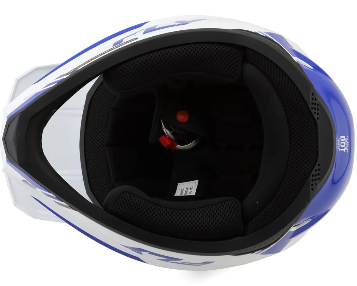 Fly Racing Helmets|Helmets|Kinetic Verdict Helmet (White/Blue/Grey) (2XL)